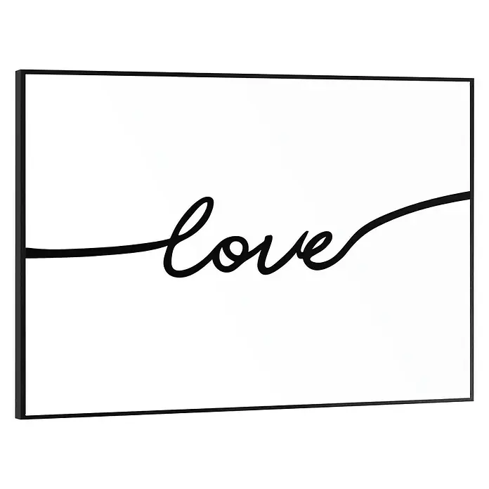 Bild Slim Frame - Love, B x H: 40 x 30 cm - Vorderansicht