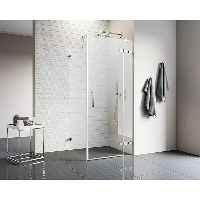Camargue Air 2.0 Duschtür C73L - B x H: 87 x 200 cm, Stärke: 8 mm, Beschichtet, DIN Anschlag: Links - Stimmungsaufnahme