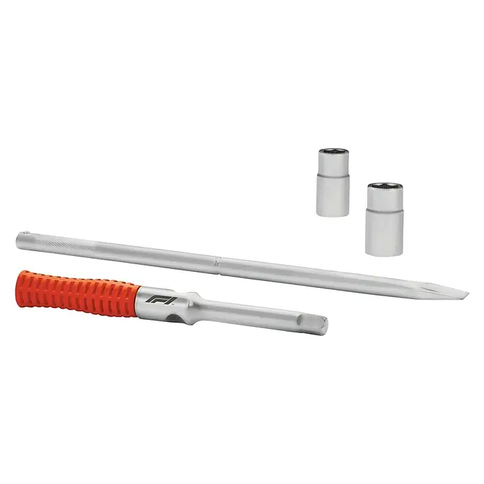 Formula 1® Teleskop-Radmutternschlüssel WB300 - 4 -tlg., 360° drehbarer Griff - Diagonale Ansicht