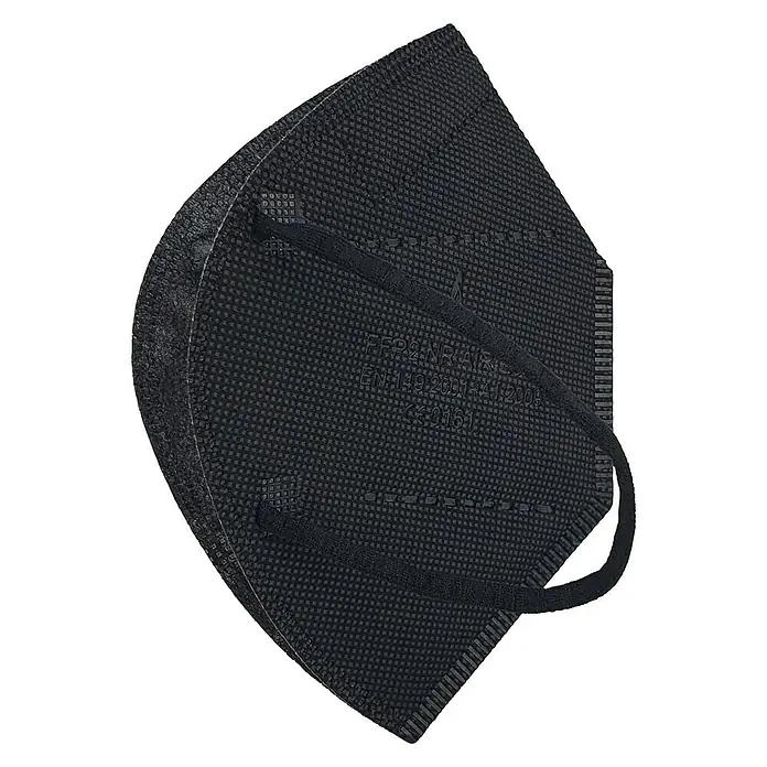 Mascarilla AIRNATECH AIR-E013® - FFP2, 5 ud., Negro - Vista frontal
