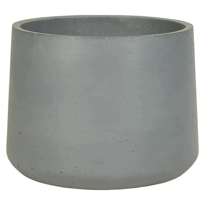Pflanztopf Ferrara - Außenmaß (Ø x H): 50 x 38 cm, Beton, Grau - Vorderansicht