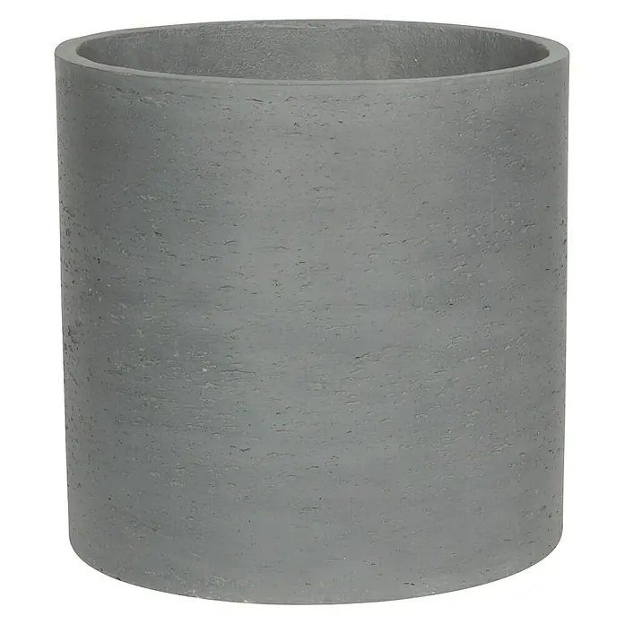 Pflanztopf Ferrara - Außenmaß (Ø x H): 33 x 32 cm, Beton, Grau - Vorderansicht