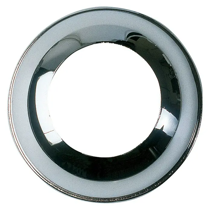 Plafón embellecedor para sifón - 32 mm, Cromo - Vista frontal