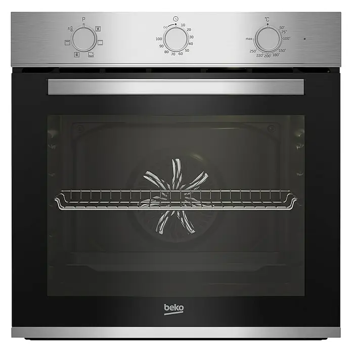 Beko Horno empotrado BBIE12100XD - Número de tipos de calentamiento: 6 ud., Volumen horno: 66 l - Vista frontal