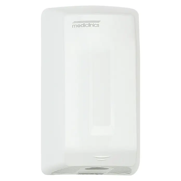 Mediclinics Secador de manos automático Smartflow M04A - 1.100 W, Velocidad del aire: 100 km/h - Vista frontal