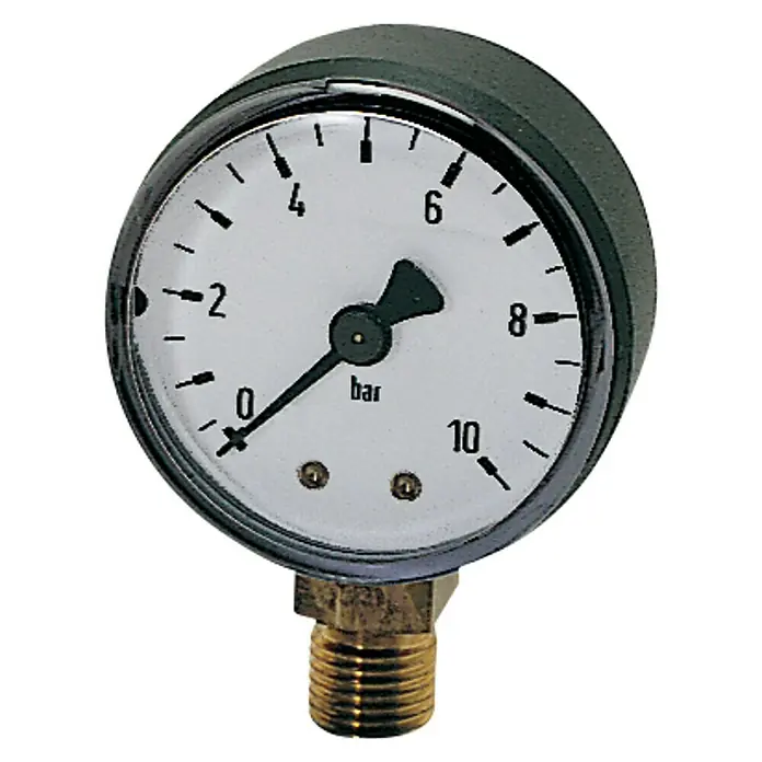 Manómetro universal radial 1/4" - Diámetro: 50 mm - Vista frontal