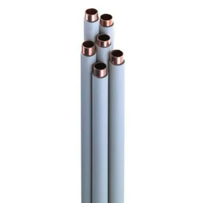 Kupferrohr - Durchmesser: 15 mm, Länge: 2,5 m, Kunststoffbeschichtet - Detailaufnahme