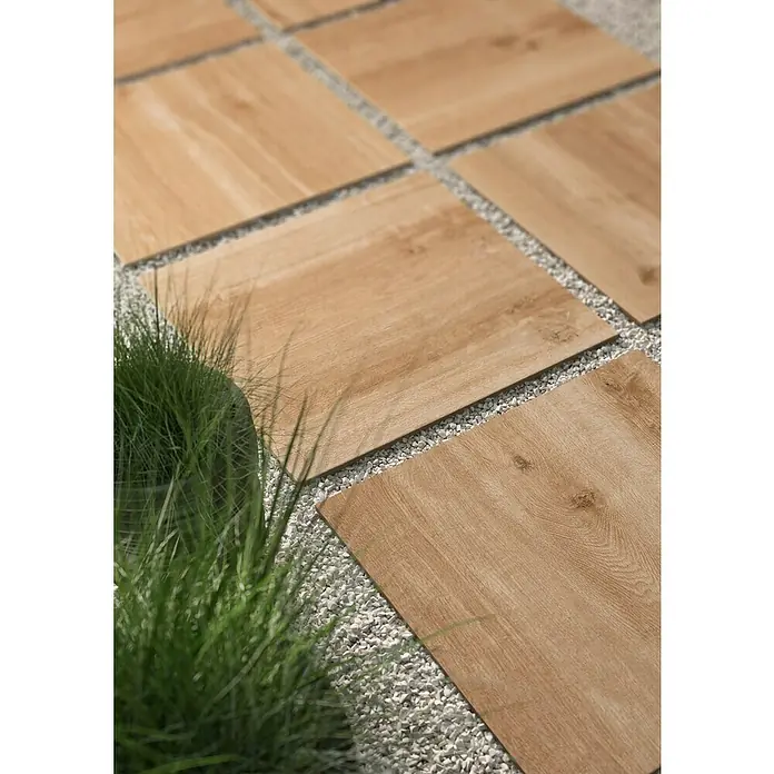 Marazzi Terrassenfliese E20T Harmonie - 60 x 60 x 2 cm, Zeder, Matt - Detailaufnahme