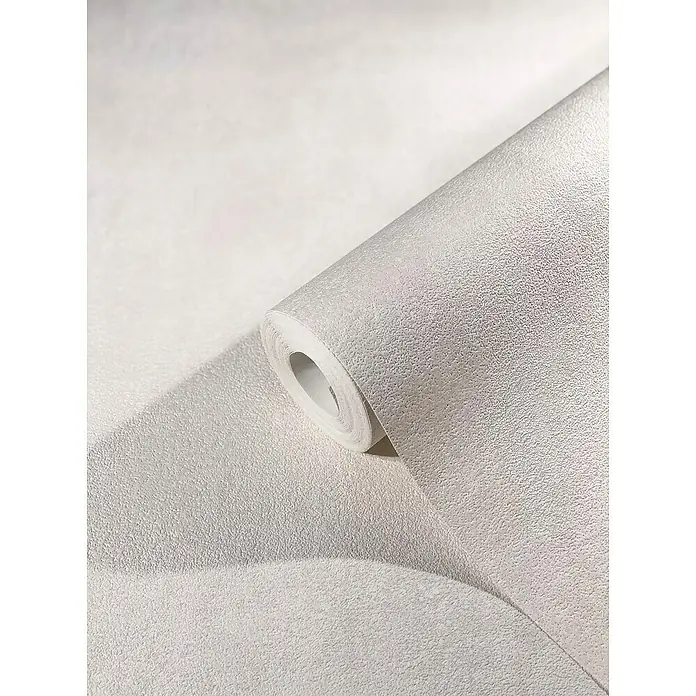 SCHÖNER WOHNEN-Kollektion New Spirit Vliestapete - Cremeweiß, Uni, 10,05 x 0,53 m - Detailaufnahme