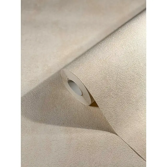 SCHÖNER WOHNEN-Kollektion New Spirit Vliestapete - Creme, Uni, 10,05 x 0,53 m - Detailaufnahme
