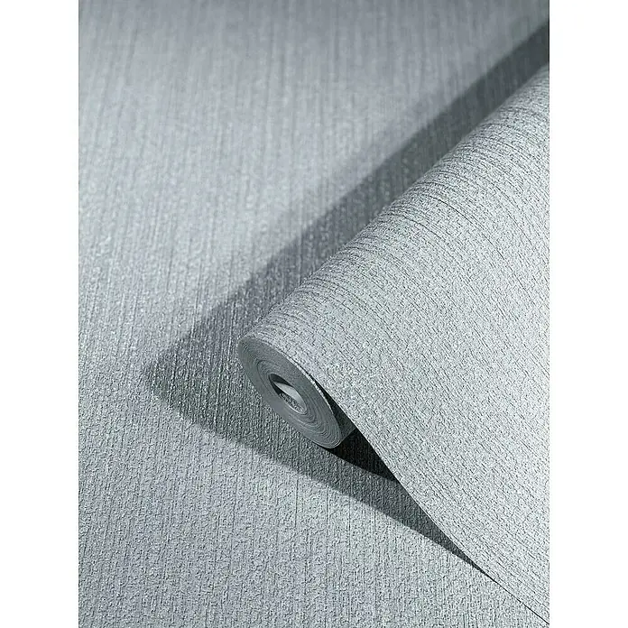SCHÖNER WOHNEN-Kollektion New Spirit Vliestapete Struktur - Grau, Uni, 10,05 x 0,53 m - Detailaufnahme