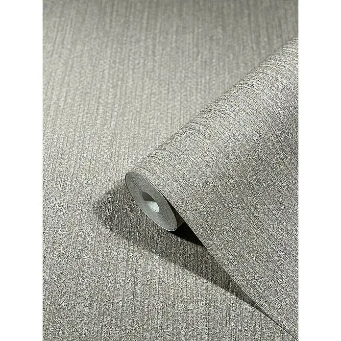 SCHÖNER WOHNEN-Kollektion New Spirit Vliestapete Struktur - Mittelgrau, Uni, 10,05 x 0,53 m - Detailaufnahme