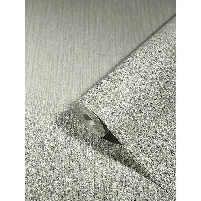 SCHÖNER WOHNEN-Kollektion New Spirit Vliestapete Struktur - Hellgrau, Uni, 10,05 x 0,53 m - Detailaufnahme