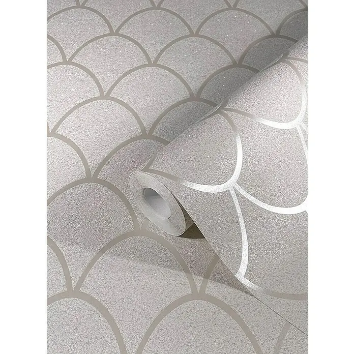 SCHÖNER WOHNEN-Kollektion New Spirit Vliestapete - Beige, Grafisch, 10,05 x 0,53 m - Detailaufnahme