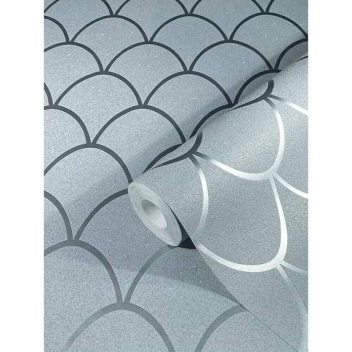 SCHÖNER WOHNEN-Kollektion New Spirit Vliestapete - Grün, Grafisch, 10,05 x 0,53 m - Detailaufnahme