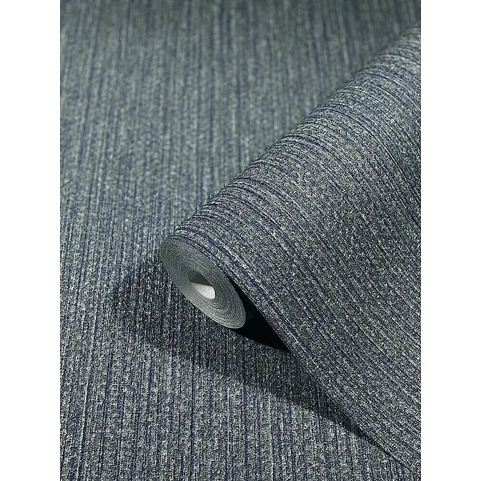 SCHÖNER WOHNEN-Kollektion New Spirit Vliestapete Struktur - Blau, Uni, 10,05 x 0,53 m - Detailaufnahme
