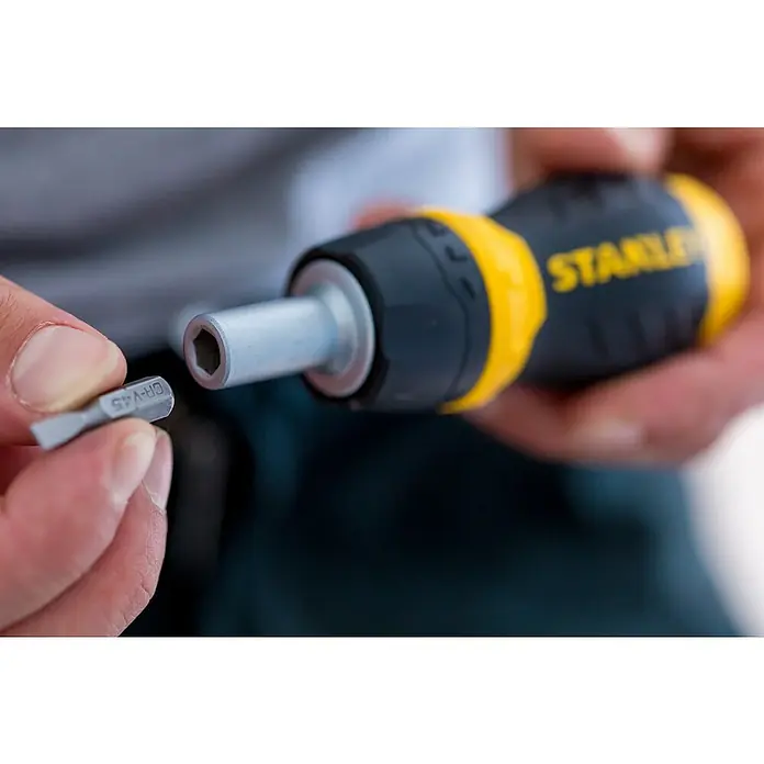 Stanley Vergaser Schraubendreher Stubby - 7 -tlg. - Detailaufnahme