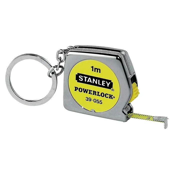Stanley Kapselbandmaß Powerlock - Länge Maßband: 1 m - Diagonale Ansicht