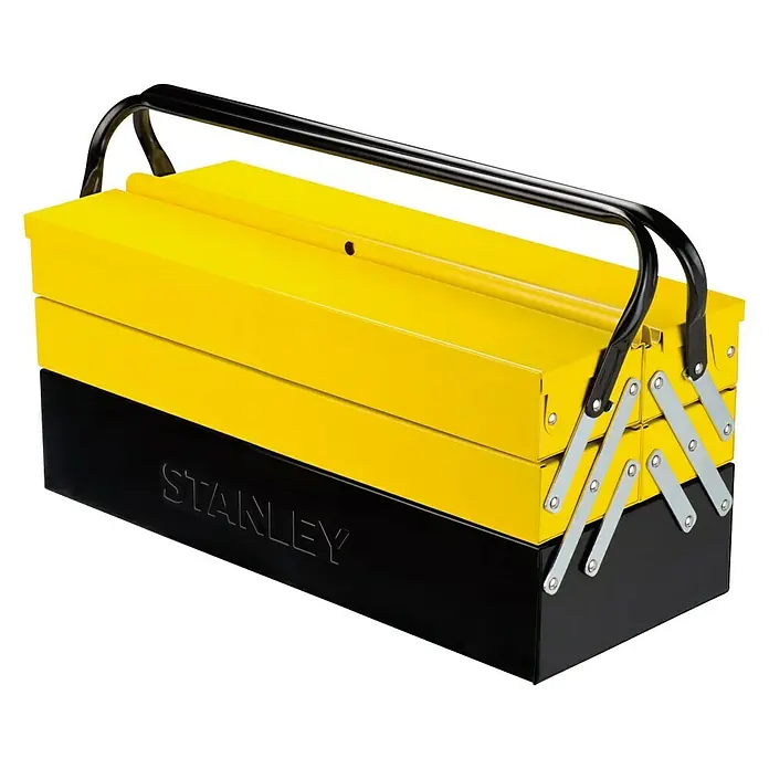 Stanley Kutija za alat - Metal, Broj pretinaca: 5, 45 x 21 x 21 cm - Dijagonalni pogled