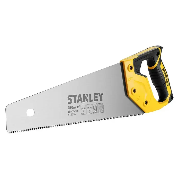 Stanley Handsäge Jetcut Fein - Blattlänge: 380 mm - Diagonale Ansicht