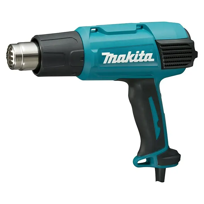 Makita Heißluftgebläse HG6031VK - 1.800 W, Temperaturbereich: 50 °C - 600 °C - Linke Seitenansicht