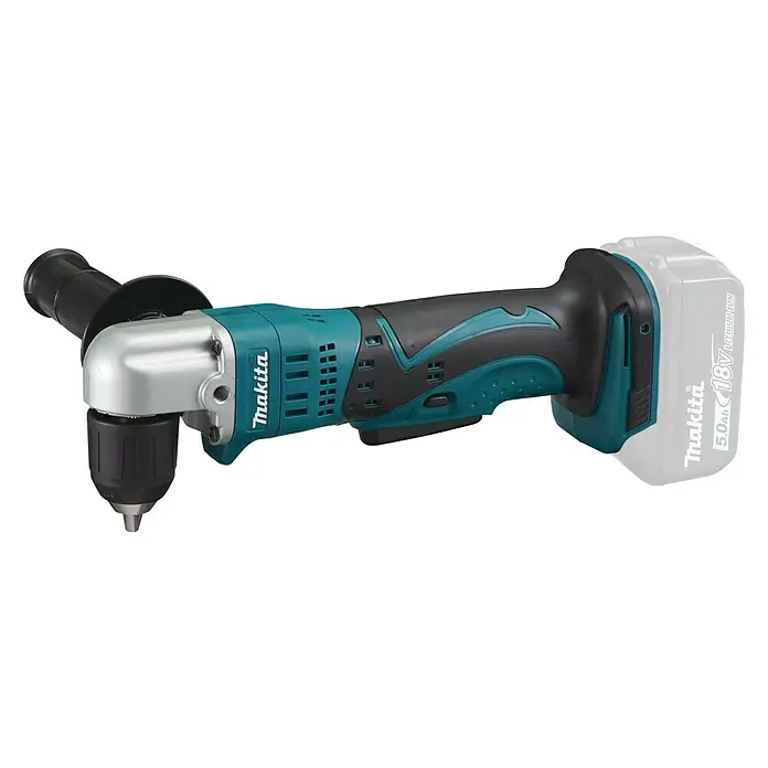 Makita Akku-Winkelbohrmaschine DDA351Z - 18 V, Ohne Akku, Leerlaufdrehzahl: 0 U/min - 1.800 U/min - Linke Seitenansicht