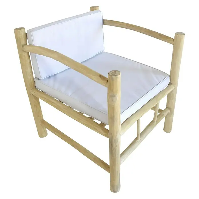 Set lounge namještaja Sumba - 4-dij., Natur - Dijagonalni pogled