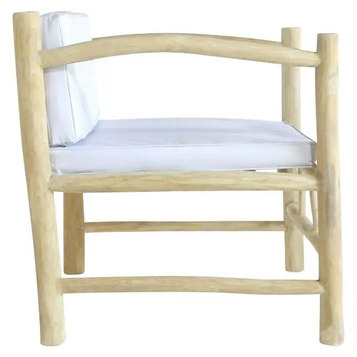 Set lounge namještaja Sumba - 4-dij., Natur - Pogled s desne strane