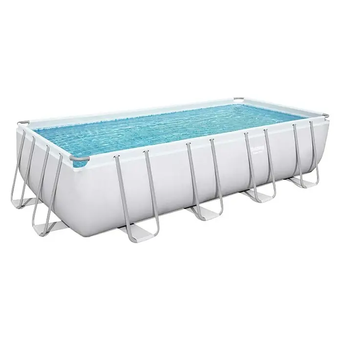 Bestway Pravokutni bazen s priborom Power Steel - 549 x 274 x 122 cm, 14.812 l - Dijagonalni pogled