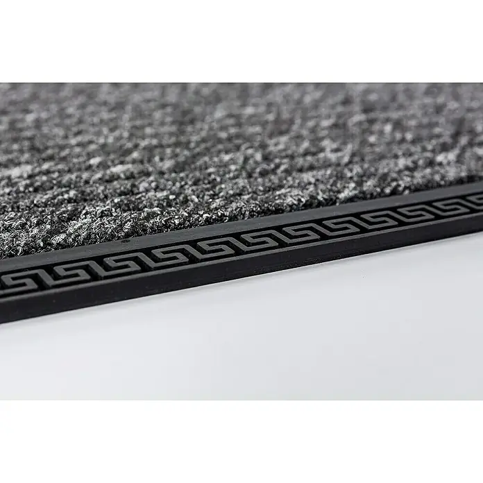 Astra Border Star Fußmatte - Grau, 70 x 40 cm, 100 % Polypropylen - Detailaufnahme