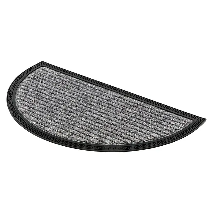 Astra Border Star Fußmatte - Silber, 70 x 40 cm, 100 % Polypropylen - Diagonale Ansicht