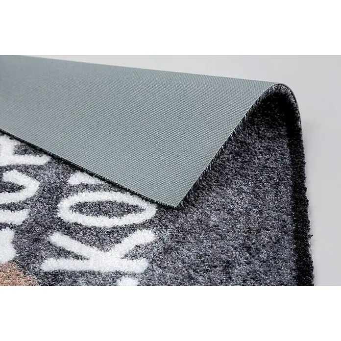 Astra Sauberlaufmatte Pure & Soft - L x B: 50 x 70 cm, Herzlich willkommen - Detailaufnahme