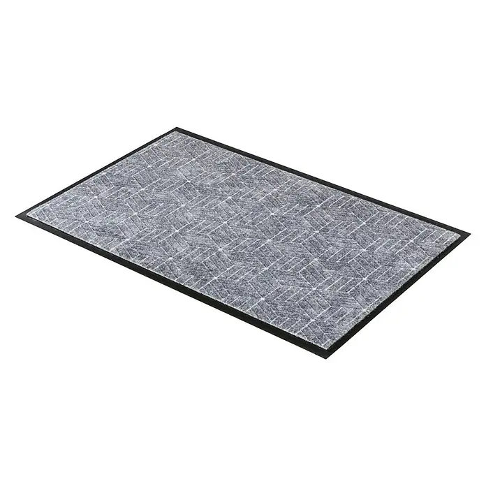 Astra Homelike Sauberlaufmatte - Silber, 40 x 60 cm, 100% Polyamid - Diagonale Ansicht