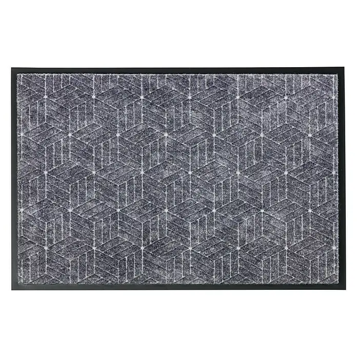 Astra Homelike Sauberlaufmatte - Silber, 40 x 60 cm, 100% Polyamid - Draufsicht