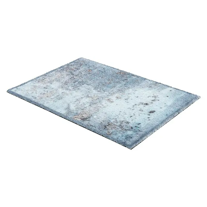 Astra Sauberlaufmatte Pure & Soft - Hellblau, L x B: 50 x 70 cm, 100% Polyamid - Diagonale Ansicht