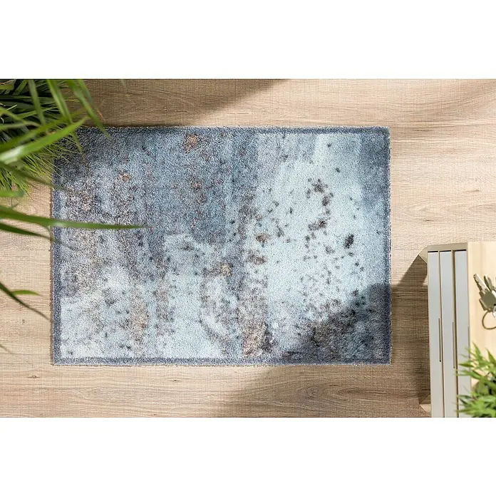 Astra Sauberlaufmatte Pure & Soft - Hellblau, L x B: 50 x 70 cm, 100% Polyamid - Stimmungsaufnahme