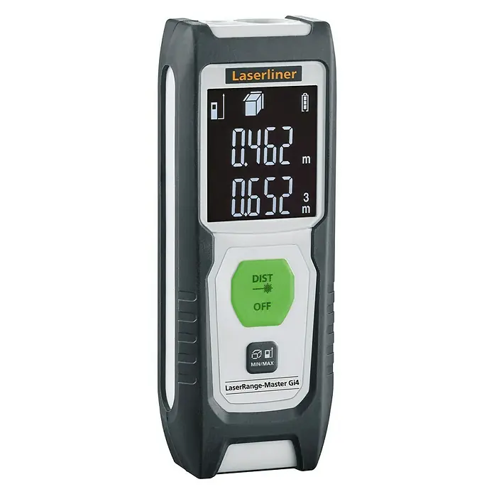 Laserliner Laserentfernungsmesser LaserRange-Master Gi4 - Messbereich: 0,3 - 40 m - Diagonale Ansicht