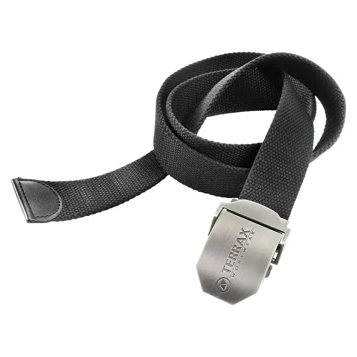 Terrax Workwear Gürtel - Länge: 28 cm, Koppelschnalle, 100 % Polyester - Diagonale Ansicht