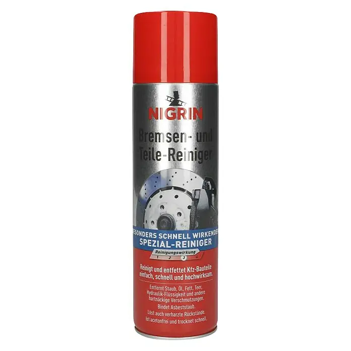 Nigrin Bremsen- & Teilereiniger - 500 ml - Vorderansicht