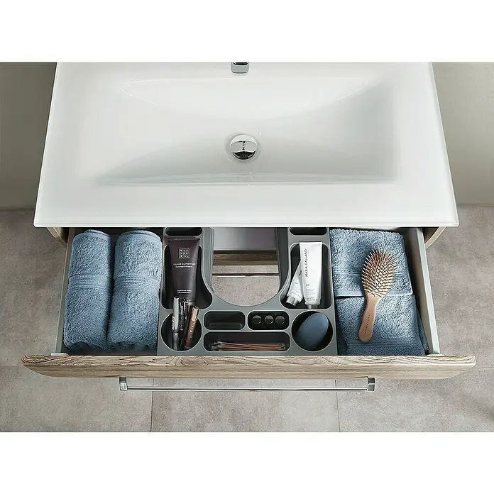 Camargue Orion Waschtischunterschrank - 90,5 x 51 x 52,5 cm, Sanremo Rustico, Matt - Stimmungsaufnahme