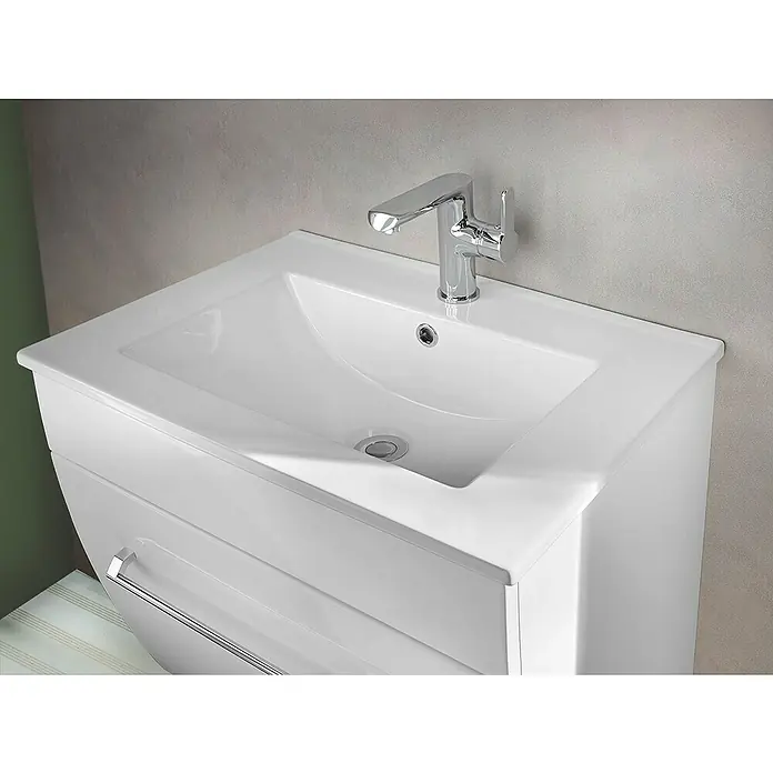 Camargue Orion Waschtischunterschrank - 59,7 x 45,5 x 52,5 cm, Weiß, Glänzend - Detailaufnahme