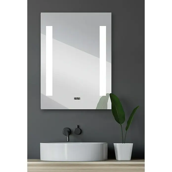 DSK Espejo con luz LED Crystal Creek - 50 x 70 cm, Con sensor de encendido - Foto ambiente