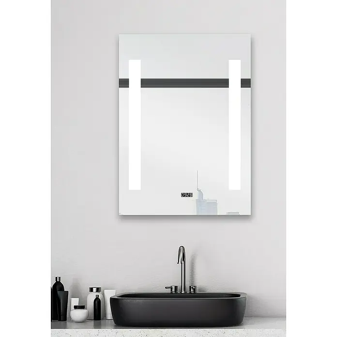 DSK Espejo con luz LED Crystal Creek - 50 x 70 cm, Con sensor de encendido - Foto ambiente
