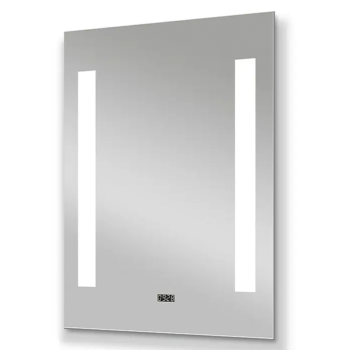 DSK Espejo con luz LED Crystal Creek - 50 x 70 cm, Con sensor de encendido - Vista angular
