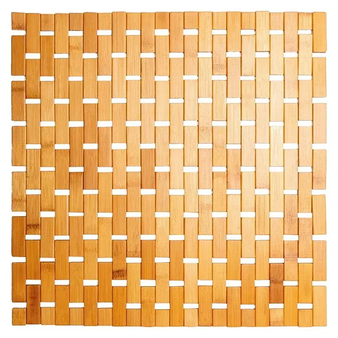 Kupaonski tepih - 45 x 45 cm, Bambus - Pogled sprijeda