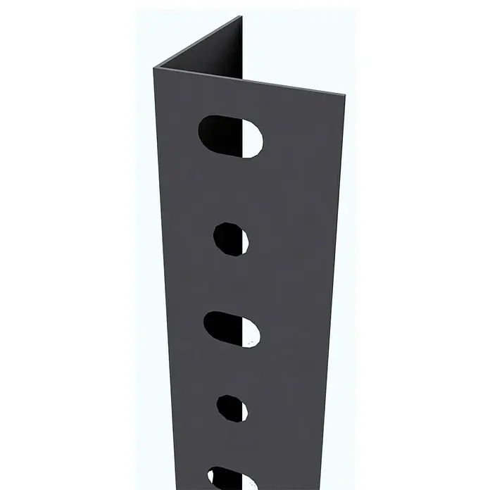 Simonrack Simonclassic Perfil angular - L x An x Al: 300 x 3,9 x 3,9 cm, Metal, Gris - Primer plano