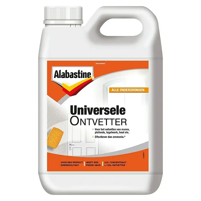 Alabastine Ontvetter en krachtreiniger Universeel - 2,5 l - Vooraanzicht