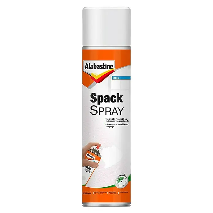 Alabastine Spackspray - 300 ml, Spuitbus - Vooraanzicht
