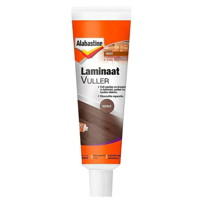 Alabastine Vulmiddel Laminaat - 75 g, Wengé - Vooraanzicht