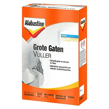Alabastine  Vulmiddel Grote Gaten poeder